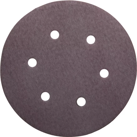Круг шлифовальный URAGAN &quot;Универсальный водостойкий с покрытием стеарата цинка&quot; на липучке, 6 отв., P320, 150мм, 50шт 907-44113-320-50 купить в Сургуте