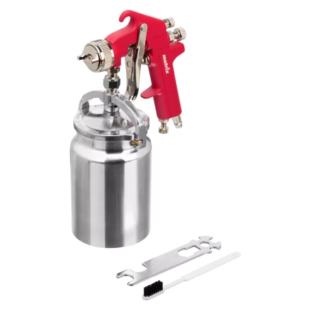 Краскораспылитель HP пневмат. с нижним бачком V= 1 л, сопло диаметром 1.8 мм// Matrix 57323 купить в Сургуте