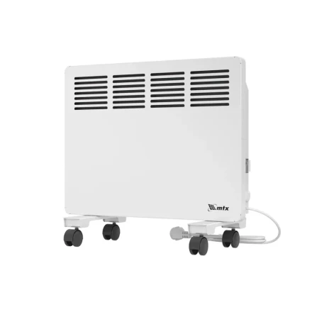 Конвектор электрический КМ-1000.1, 230 В, 1000 Вт, X-образный нагреватель, колеса, термостат // MTX 98124 купить в Сургуте