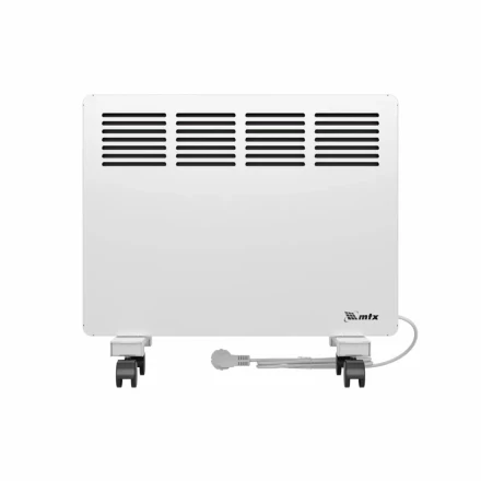 Конвектор электрический КМ-1000.1, 230 В, 1000 Вт, X-образный нагреватель, колеса, термостат // MTX 98124 купить в Сургуте