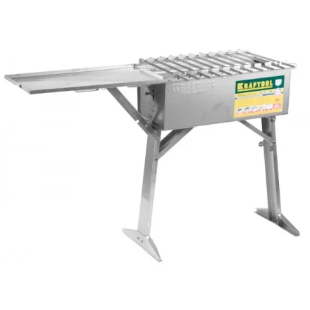 Мангал KRAFTOOL &quot;EXPERT&quot; переносной с автоматическим вращением шампуров, 300x600x800мм 68310 купить в Сургуте