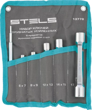 Набор ключей трубок торцевых усиленных 6 пред., CrV Stels 13778 купить в Сургуте