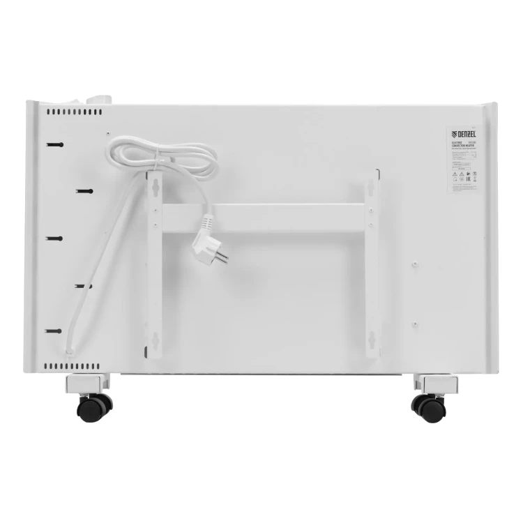 Конвектор электрический Denzel XCE-1500, 230 В, 1500 Вт, X-образный нагреватель белый 98131 купить в Сургуте