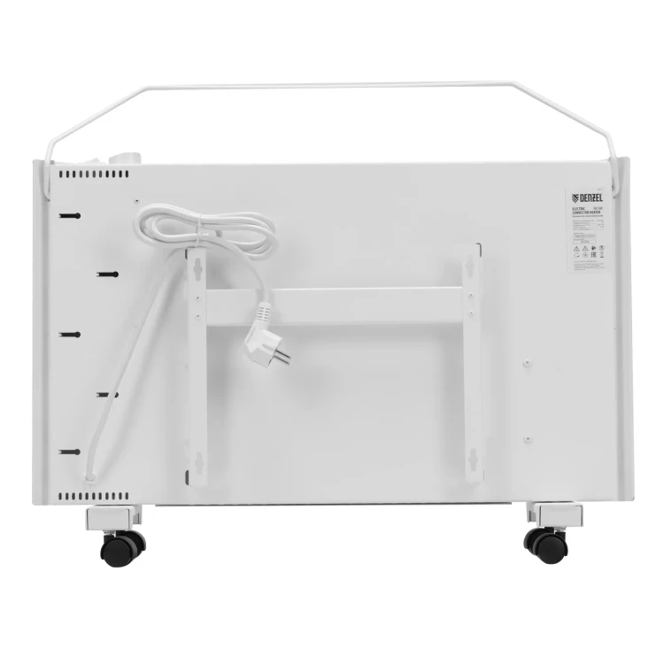 Конвектор электрический Denzel XCE-1500, 230 В, 1500 Вт, X-образный нагреватель белый 98131 купить в Сургуте