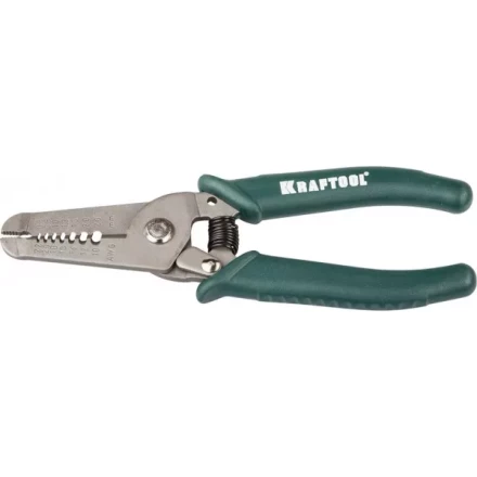 Пассатижи для снятия изоляции, 0.8 - 2.6 мм, 150 мм, KRAFTOOL 22660-15 купить в Сургуте