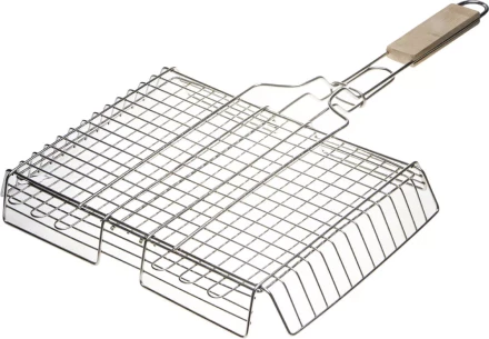 Решетка-гриль GRINDA &quot;BARBECUE&quot;, объемная, нержавеющая сталь, 340х260мм 424732 купить в Сургуте