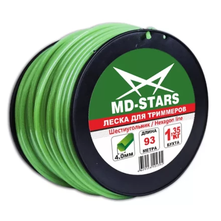 Леска для триммера HEXAGON LINE (шестиугольник) катушка 3,3ММХ136М купить в Сургуте