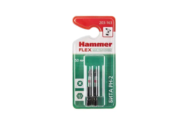Бита HAMMER PH2 50мм (2шт) купить в Сургуте