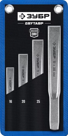 ЗУБР Двутавр, 4 шт, набор слесарных зубил по металлу, Профессионал (2104-H4) купить в Сургуте