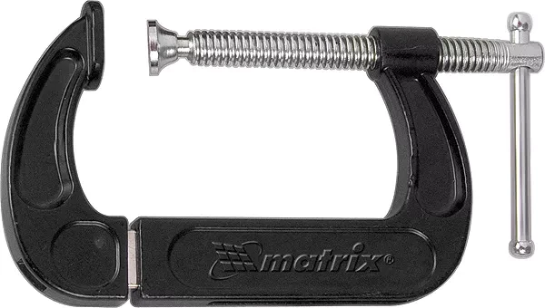 Струбцина G-образная, многоразмерная, поступенчатая регулировка, 4"-7" MATRIX PROFESSIONAL 20614 купить в Сургуте