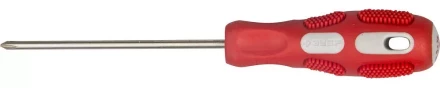 Отвертка ЗУБР &quot;ПРОФИ&quot; хромованадиевая сталь, двухкомпонентная рукоятка, магнит наконечник, PH0x75мм 25232-0-075_z01 купить в Сургуте