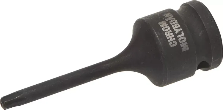 Торцовая головка KRAFTOOL "INDUSTRIE QUALITAT" ударная (1/2"), TORX, Cr-Mo, фосфатированная, T27 27952-27 купить в Сургуте