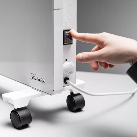 Конвектор электрический КМ-2000.2, 230 В, 2000 Вт, X-образный нагреватель, колеса, термостат // MTX 98126 купить в Сургуте