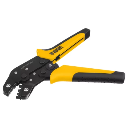 Клещи для обжима неизолированных наконечников НК и НВ, разъемов РП, 1,5 - 6 мм2 Denzel 17746 купить в Сургуте