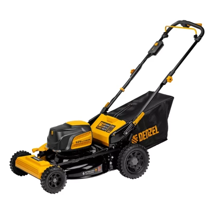 Газонокосилка аккумуляторная самоходная бесщет., Denzel RLMS560-62, 560 мм, Li-ion, 62В (58920) купить в Сургуте