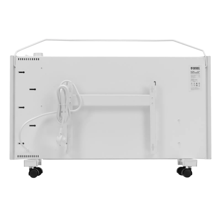 Конвектор электрический Denzel XCE-2000, 230 В, 2000 Вт, X-образный нагреватель белый 98132 купить в Сургуте