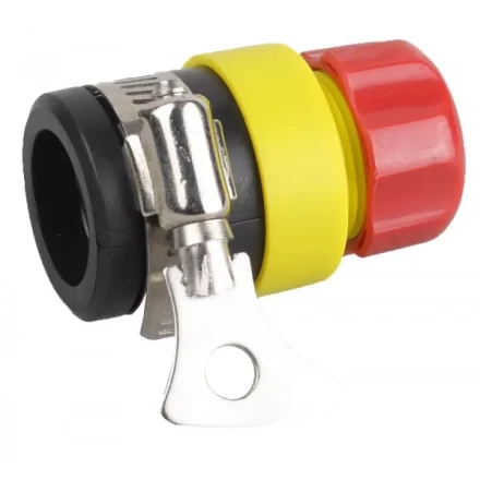 Соединитель GRINDA из ударопрочной пластмассы с хомутом (для трубы 16-21мм), 1/2&quot; 8-426335_z01 купить в Сургуте