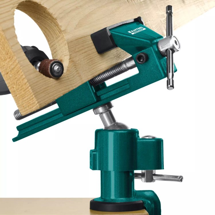 Тиски KRAFTOOL PRECISION шарнирно-поворотные 32711-75 купить в Сургуте