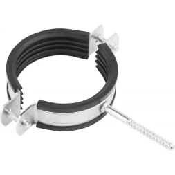 ЗУБР. Хомут трубный оцинкованный, с шурупом, 3", 100шт 37854-83-95-100