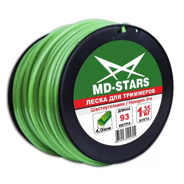 Леска для триммера HEXAGON LINE (шестиугольник) катушка 3,5ММХ122М купить в Сургуте