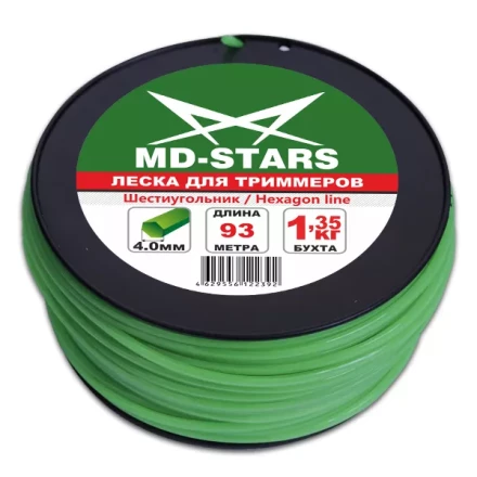 Леска для триммера HEXAGON LINE (шестиугольник) катушка 3,5ММХ122М купить в Сургуте