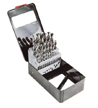 Набор сверл по мет 1,0-13,0мм 25шт белые, мет. коробка Кратон 1 05 01 015 купить в Сургуте