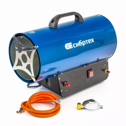 Газовая тепловая пушка СТГ-30, 30 кВт, 900 м3/ч, пропан-бутан Сибртех 96453 купить в Сургуте