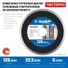 ЗУБР Чисторез, 125 мм, (22.2 мм, 5 х 1.1 мм), сплошной алмазный диск, Профессионал (36663-125) купить в Сургуте