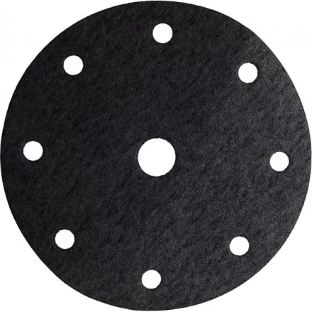 Круг шлифовальный URAGAN &quot;Универсальный водостойкий с покрытием стеарата цинка&quot; на липучке, 9 отв., P180, 150мм, 50шт 907-44114-180-50 купить в Сургуте