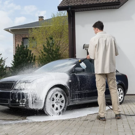 Пенокомплект Denzel FP-700, для моечных машин высокого давления, универсальный 58302 купить в Сургуте