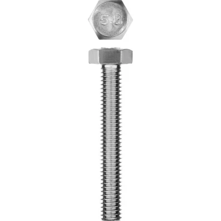 Болт ГОСТ 7798-70, M6 x 40 мм, 5 шт, кл. пр. 5.8, оцинкованный, ЗУБР 303086-06-040 купить в Сургуте