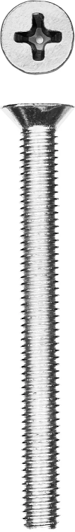 Винт DIN 965, M5 x 50 мм, 5 шт, кл. пр. 4.8, оцинкованный, ЗУБР 303116-05-050 купить в Сургуте