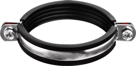 Хомут трубный с гайкой, оцинкованный, 3&quot;, 6шт, ЗУБР Мастер 37850-87-94 37850-87-94 купить в Сургуте