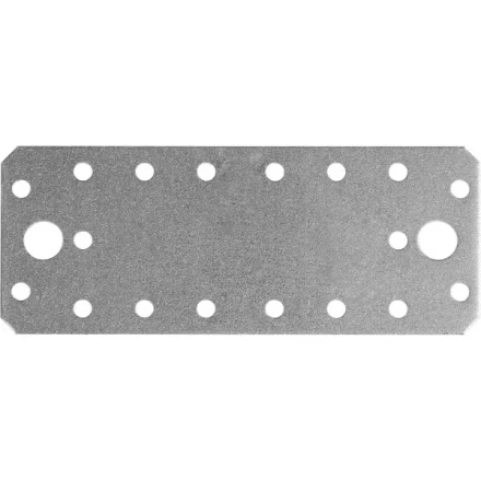 Крепежная пластина ЗУБР &quot;МАСТЕР&quot;, 140х55мм, 1шт 310236-140-55 купить в Сургуте