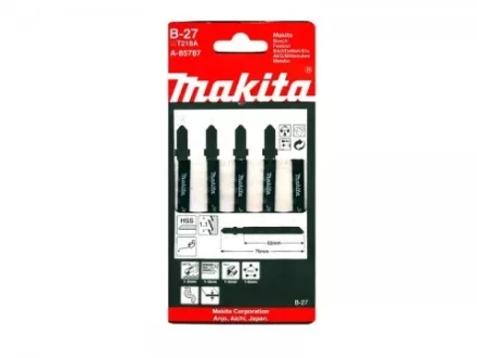 Пилки для лобзика Makita B-27 A-85787 по металлу 5.000 купить в Сургуте