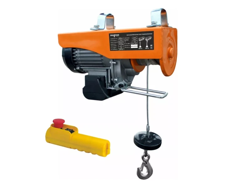 Мини электрическая таль стационарная Magnus-Profi MEH, 600/1200 кг, 6/12 м, 220В купить в Сургуте