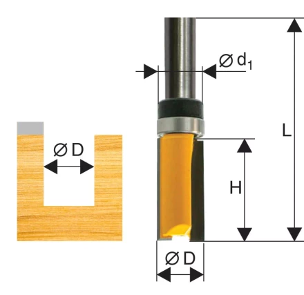 Фреза кромочная прямая ф158х26мм хв 8мм 10535 купить в Сургуте