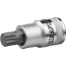 Торцовая бита-головка KRAFTOOL "INDUSTRIE QUALITAT", материал S2, SPLINE, сатинированная, 1/2", M12 27911-12_z01 купить в Сургуте