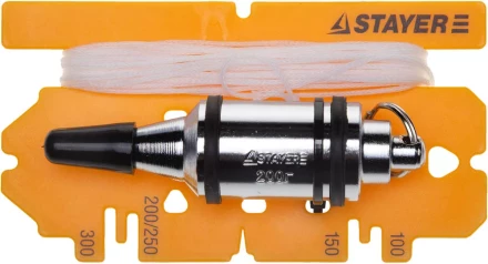Отвес STAYER &quot;PROFI&quot; строительный со шнуром, с противоударным ободком, 300 г 06352-30 купить в Сургуте