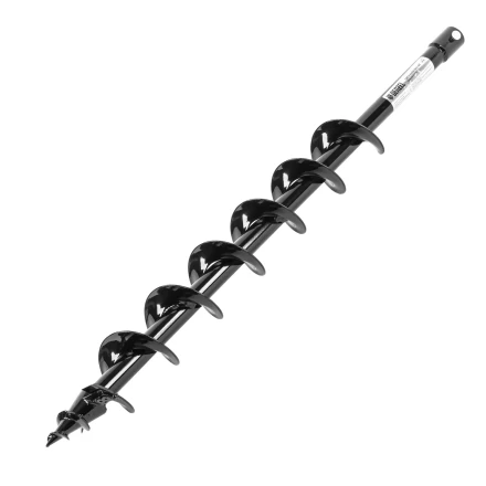 Шнек для грунта ER-80, диаметр 80 мм, длина 800 мм,соединение 20 мм, съемный нож Denzel 56005 купить в Сургуте