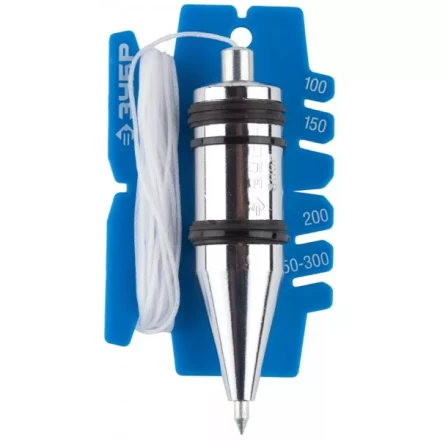 Отвес ЗУБР &quot;ЭКСПЕРТ&quot; строительный со шнуром и безопасным наконечником, 300 г 06347-30_z01 купить в Сургуте