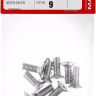 Винт DIN 965, M6 x 16 мм, 9 шт, кл. пр. 4.8, оцинкованный, ЗУБР 303116-06-016 купить в Сургуте