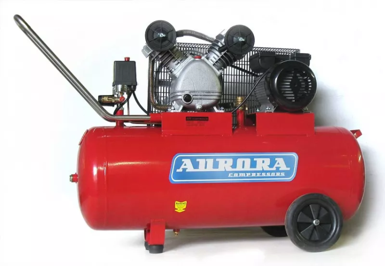 Компрессор масляный поршневой ременной Aurora CYCLON-100 купить в Сургуте