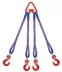 Строп текстильный четырехветвевой 4СТ 5 т  L=1.5 м SF7 60 мм Звено РТ- 3 купить в Сургуте