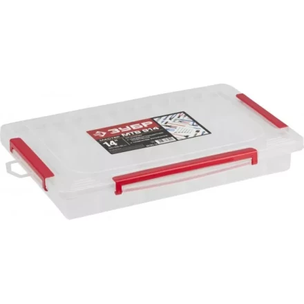 Органайзер ЗУБР &quot;МАСТЕР&quot; для крепежа и принадлежностей, 350х228х80мм (14&quot;) 38193-14 купить в Сургуте