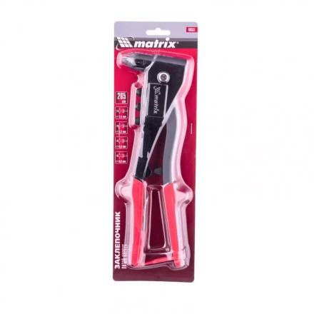 Заклепочник литой 260 мм заклепки 2,4-3,2-4,0-4,8 мм Matrix 40551 купить в Сургуте