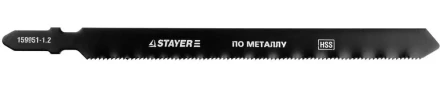 Полотна STAYER &quot;PROFI&quot;, T318A, для эл/лобзика, HSS, по металлу (1-3мм), EU-хвост., шаг 1,2мм, 106мм, 2шт 159951-1.2_z01 купить в Сургуте