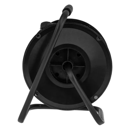 Удлинитель силовой на кабельной катушке, ПВС, 50 м, 4 розетки с крышкой, IP44, 16А, УХз16, Россия Сибртех 96048 купить в Сургуте