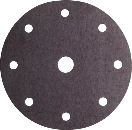 Круг шлифовальный URAGAN &quot;Универсальный водостойкий с покрытием стеарата цинка&quot; на липучке, 9 отв., P320, 150мм, 50шт 907-44114-320-50 купить в Сургуте