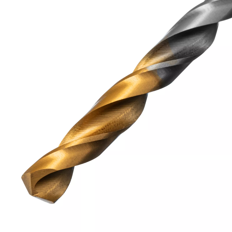 Сверло спиральное по металлу Denzel 6 x 93 мм, Р6М5, Golden Tip, 718235 купить в Сургуте